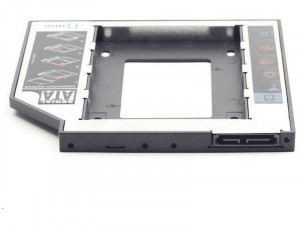 Gembird 2,5col - 5,25col HDD beépítő keret laptophoz 9,5mm
