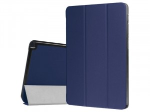 Huawei Mediapad M5 Lite 10.1 Kék Műbőr Flip tok