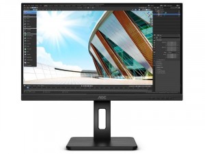 AOC Q24P2Q - 23.8 colos QHD IPS - WLED Fekete monitor