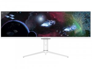 LC Power LC-M44-DFHD-120 - 43.8 colos 32:9 arányú 120Hz IPS DFHD FreeSync Fehér Monitor