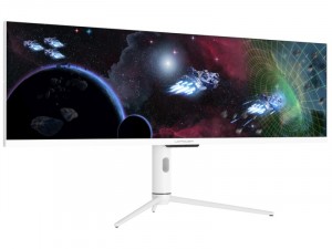 LC Power LC-M44-DFHD-120 - 43.8 colos 32:9 arányú 120Hz IPS DFHD FreeSync Fehér Monitor