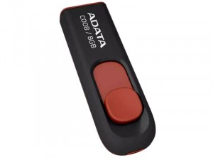 ADATA C008 8GB USB 2.0 Fekete-Piros Pendrive