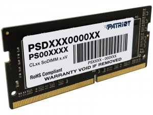 Patriot Signature 16GB DDR4 2666MHz CL19 Notebook memória