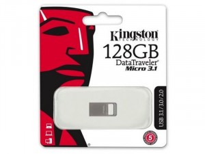 Kingston Data Traveler Micro 128GB USB3.1 A Ezüst DTMC3128GB Pendrive