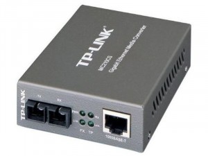 TP-LINK MC210CS RJ45 GbE - SC single mode média konverter