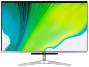 ACER AIO Aspire C24 23,8 FHD, i5-1135G7, 8GB RAM, 512GB SSD - 1TB HDD, FreeDOS Ezüst asztali számítógép
