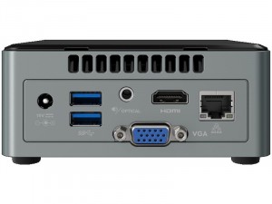 Intel® NUC Mini NUC6CAYH - Intel® Celeron J3455, 2x DDR3, Intel® HD Graphics 500, Asztali számítógép