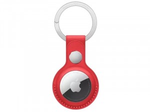 Apple AirTag, Piros bőr kulcstartó (1db)