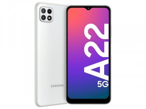 Samsung Galaxy A22 A226 5G 64GB 4GB Dual-SIM Fehér Okostelefon