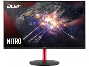 Acer Nitro XZ322QUPbmiiphx - 31.5 colos 165Hz Ívelt kijelzős QHD VA LED Fekete-Piros Gamer monitor |5 év garancia|