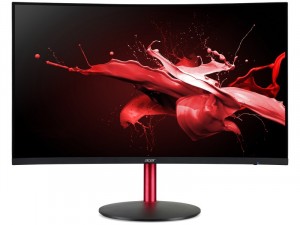 Acer Nitro XZ322QUPbmiiphx - 31.5 colos 165Hz Ívelt kijelzős QHD VA LED Fekete-Piros Gamer monitor |5 év garancia|