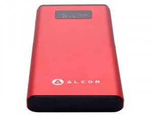Alcor Hordozható QC10000 Piros vésztöltő - külső akkumulátor