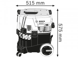BOSCH GAS 35 L SFCPlus Nedves/száraz porszívó 1200 W