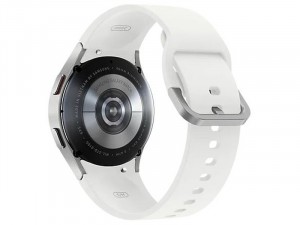 Samsung Galaxy Watch 4 R865 LTE Alumínium házas 40mm Ezüst Okosóra, Fehér sportszíjjal