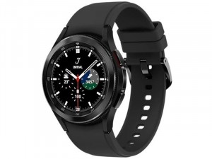 Samsung Galaxy Watch 4 Classic R880 Bluetooth Rozsdamentes Acél házas 42mm Fekete Okosóra, Fekete sportszíjjal