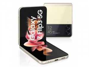 Samsung Galaxy Z Flip 3 5G F711 128GB 8GB Dual-SIM Krém színű Okostelefon