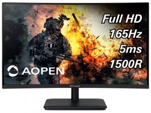 AOPEN 27HC5RPBIIPX VA FreeSync 165Hz LED 27 FHD ívelt fekete monitor
