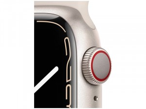 Apple Watch Series 7 GPS 41mm Csillagfény Alumínium Ház Csillagfény Sportszíjjal