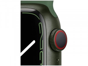Apple Watch Series 7 GPS 41mm Zöld Alumínium Ház Rét zöld Sportszíjjal