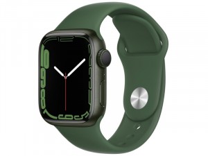 Apple Watch Series 7 GPS 45mm Zöld Alumínium Ház Rét zöld Sportszíjjal