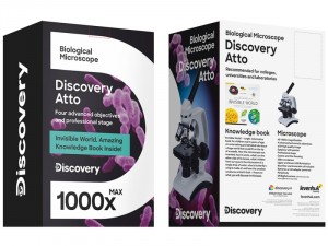 Discovery Atto Polar digitális mikroszkóp és könyv