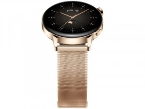 Huawei Watch GT 3 42mm Arany Rozsdamentes Acél Okosóra Arany milánói szíjjal