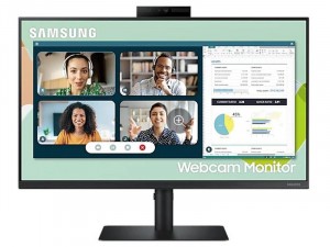 Samsung S24A400VEU - 24 colos FHD IPS FreeSync Fekete Monitor beépített webkamerával 
