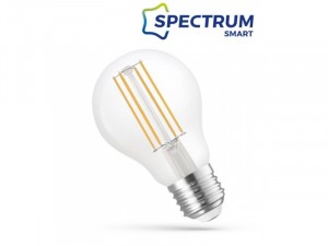 SpectrumLED Smart COG üveg/5W/560Lm/CCT+DIM/IP20/E27 WiFi LED körte led fényforrás