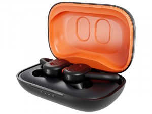 Skullcandy PUSH ACTIVE , Bluetooth, TWS, Fekete-Narancssárga fülhallgató