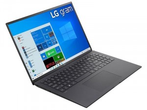 LG Gram 16 16Z90P-G.AA55H 16 colos Intel® Core™ i5 Processzor-1135G7, 16GB RAM, 512GB SSD, Win10 Home Plus Fekete ultrakönnyű laptop