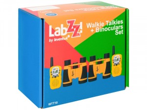 Levenhuk LabZZ WTT10 kék walkie-talkie és kétszemes távcső készlet