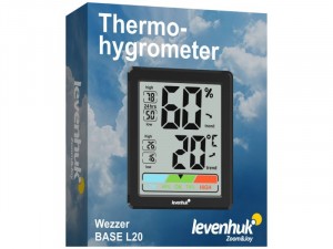 Levenhuk Wezzer BASE L20 hőmérséklet- és páratartalom-mérő