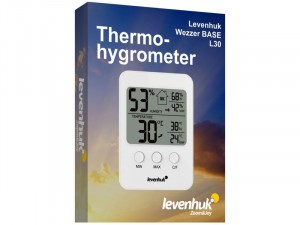 Levenhuk Wezzer BASE L30 fehér hőmérséklet- és páratartalom-mérő