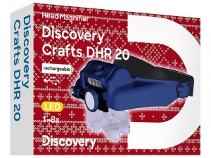 Discovery Crafts DHR 10 fejre rögzíthető, tölthető nagyító