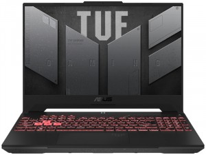 ASUS TUF Gaming A15 FA507RC-HN025 - 15,6 FHD Matt 144Hz, AMD Ryzen 7 6800H, 8GB DDR5, 512GB SSD, NVIDIA GeForce RTX 3050 4GB, FreeDOS, Szürke Laptop