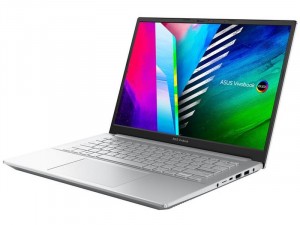 Asus VivoBook Pro M3401QC-KM052 14 WQ+ OLED, AMD® Ryzen™ 5-5600H, 16GB, 512GB SSD, NVIDIA GeForce GTX 3050 - 4GB, FreeDOS, Ezüst laptop