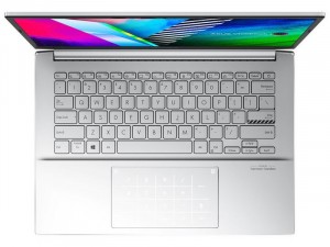 Asus VivoBook Pro M3401QC-KM052 14 WQ+ OLED, AMD® Ryzen™ 5-5600H, 16GB, 512GB SSD, NVIDIA GeForce GTX 3050 - 4GB, FreeDOS, Ezüst laptop