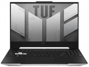 Asus TUF Dash F15 (2022) FX517ZC-HN052 15,6 FHD 144Hz, Intel® Core™ i5-12450H, 8GB DDR5, 512GB SSD, NVIDIA® GeForce® RTX 3050 4GB, FreeDOS, Fehér laptop