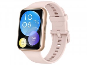 Huawei Watch Fit 2 Active Okosóra Rózsaszín Szilikon pánttal