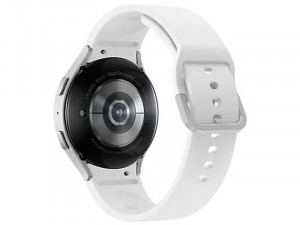 Samsung Galaxy Watch 5 R915 LTE Alumínium házas 44mm Ezüst Okosóra, Fehér sportszíjjal