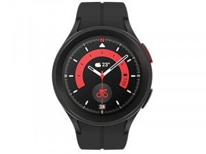 Samsung Galaxy Watch 5 Pro R925 LTE Titánium házas 45mm Fekete Okosóra, Fekete sportszíjjal