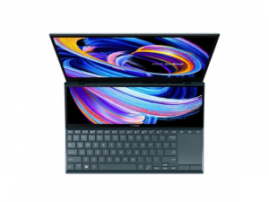 Asus ZenBook UX482EAR-HY321W 14 FHD Touch, Intel® Core™ i7 Processzor-1195G7, 16GB, 1TB SSD, Intel® Iris XE Graphics , Windows 11 , Érintőkijelző, ScreenPad, Sleeve + Stylus, Celestial Blue