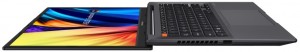 ASUS Vivobook S 14 M3402QA-KM066 - 14 QHD, AMD Ryzen 5-5600H, 8GB, 512GB, Int.VGA, FreeDOS, fekete laptop