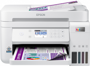 Epson EcoTank L6276 színes tintasugaras A4 MFP, ADF, duplex, LAN, WIFI fehér nyomtató 