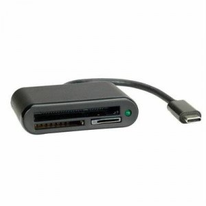 Roline USB 3.0 Type C SD/MicroSD/CFast 2.0 kártyaolvasó