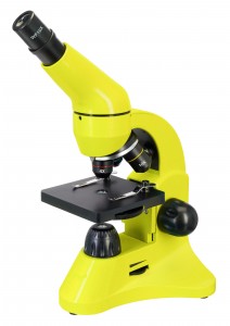 Levenhuk Rainbow 50L Sárga mikroszkóp - Angol könyvvel