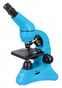 Levenhuk Rainbow 50L Kék mikroszkóp - Angol könyvvel