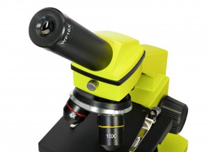 Levenhuk Rainbow 2L PLUS Sárga mikroszkóp - Angol könyvvel