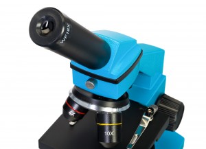 Levenhuk Rainbow 2L PLUS Kék mikroszkóp - Angol könyvvel