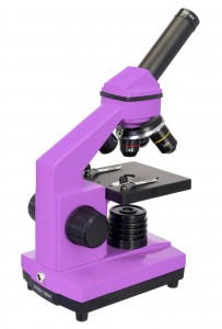 Levenhuk Rainbow 2L PLUS Lila mikroszkóp - Angol könyvvel